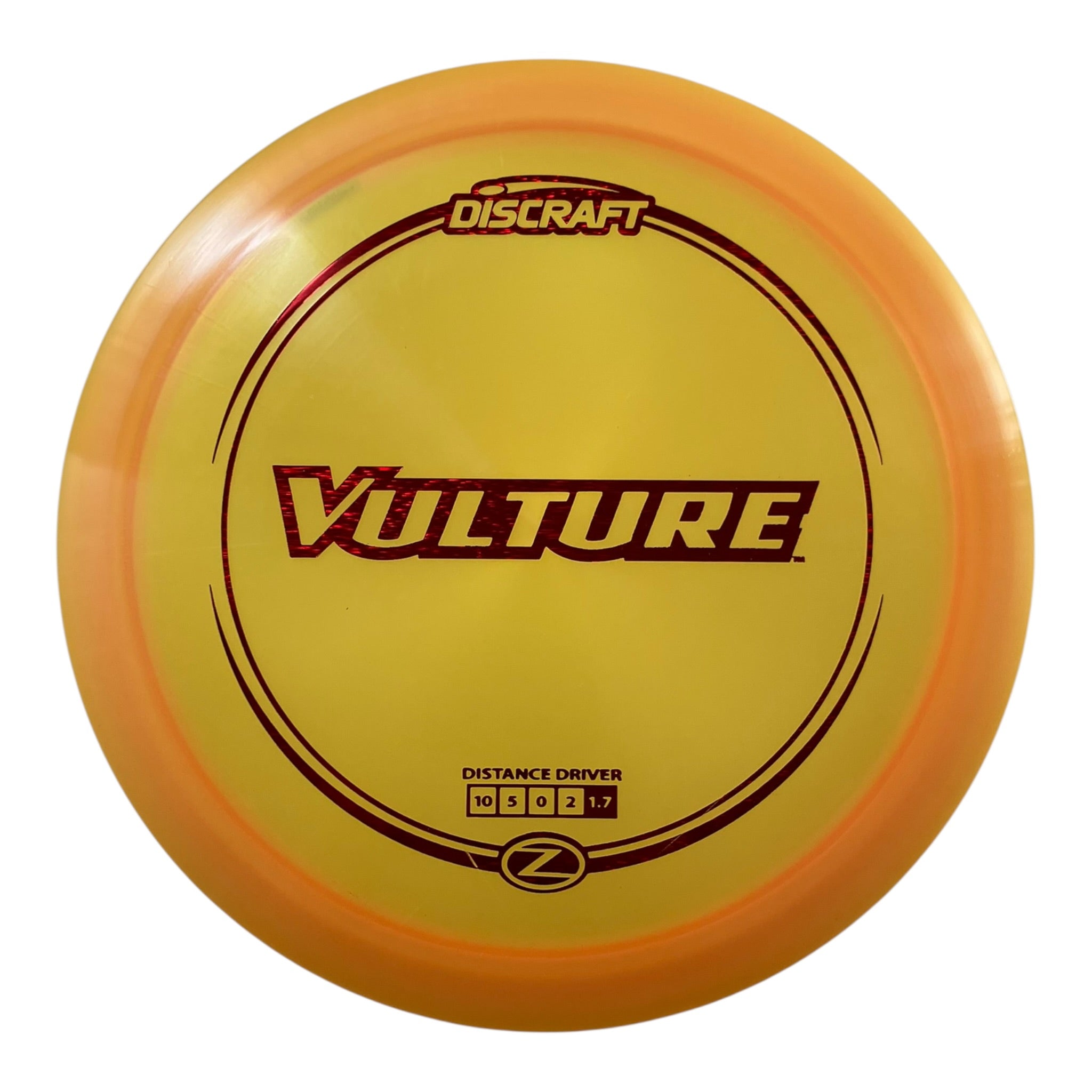 Discraft Vulture | Z Line | Orange/Red 175g Disc Golf