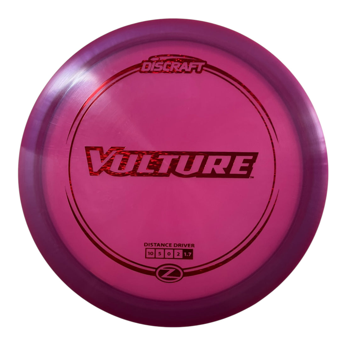 Discraft Vulture | Z Line | Purple/Red 175g Disc Golf