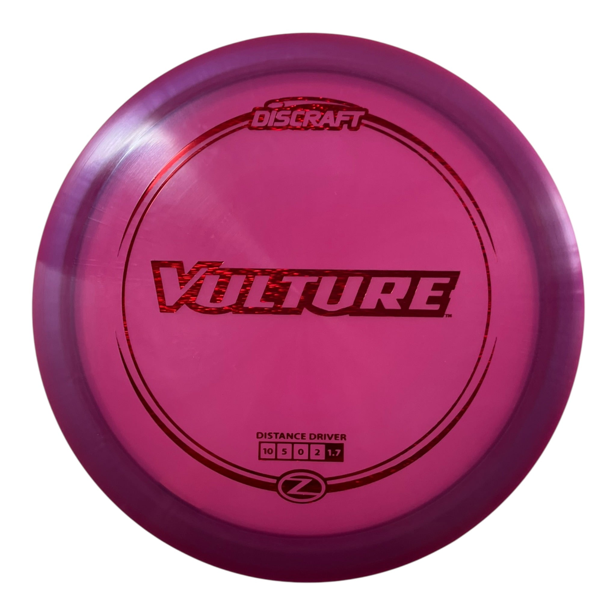 Discraft Vulture | Z Line | Purple/Red 175g Disc Golf