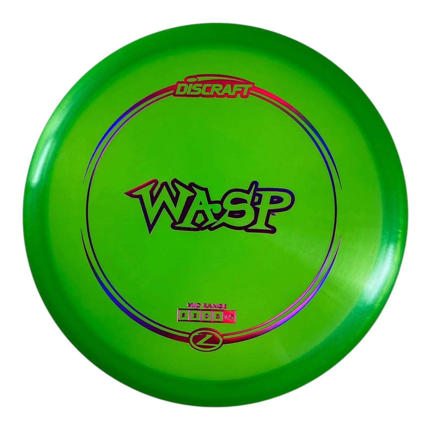 Discraft Wasp | Z Line | Green/Pink 177g Disc Golf