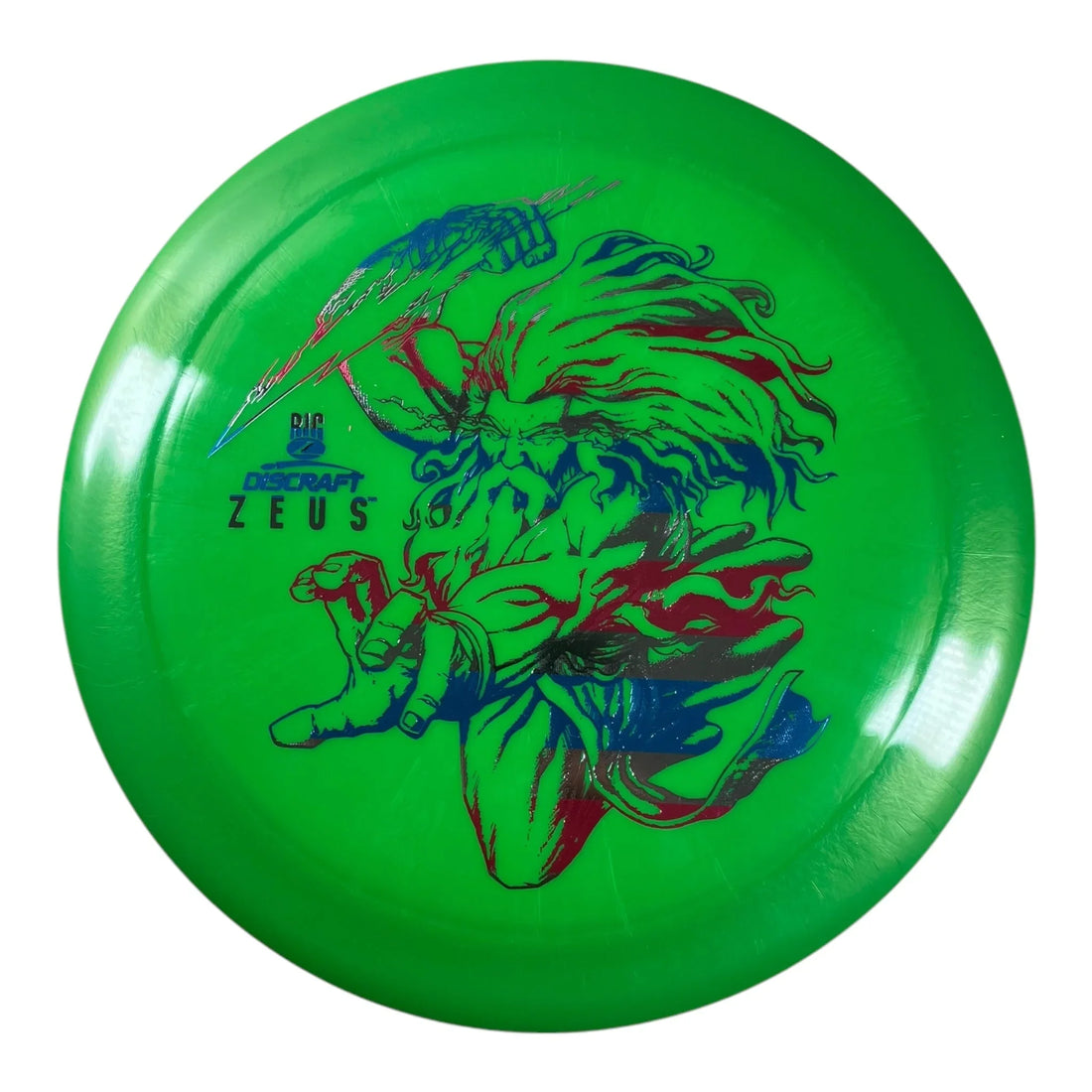 Discraft Zeus | Big Z | Green/Stripes 174g (Paul McBeth) Disc Golf
