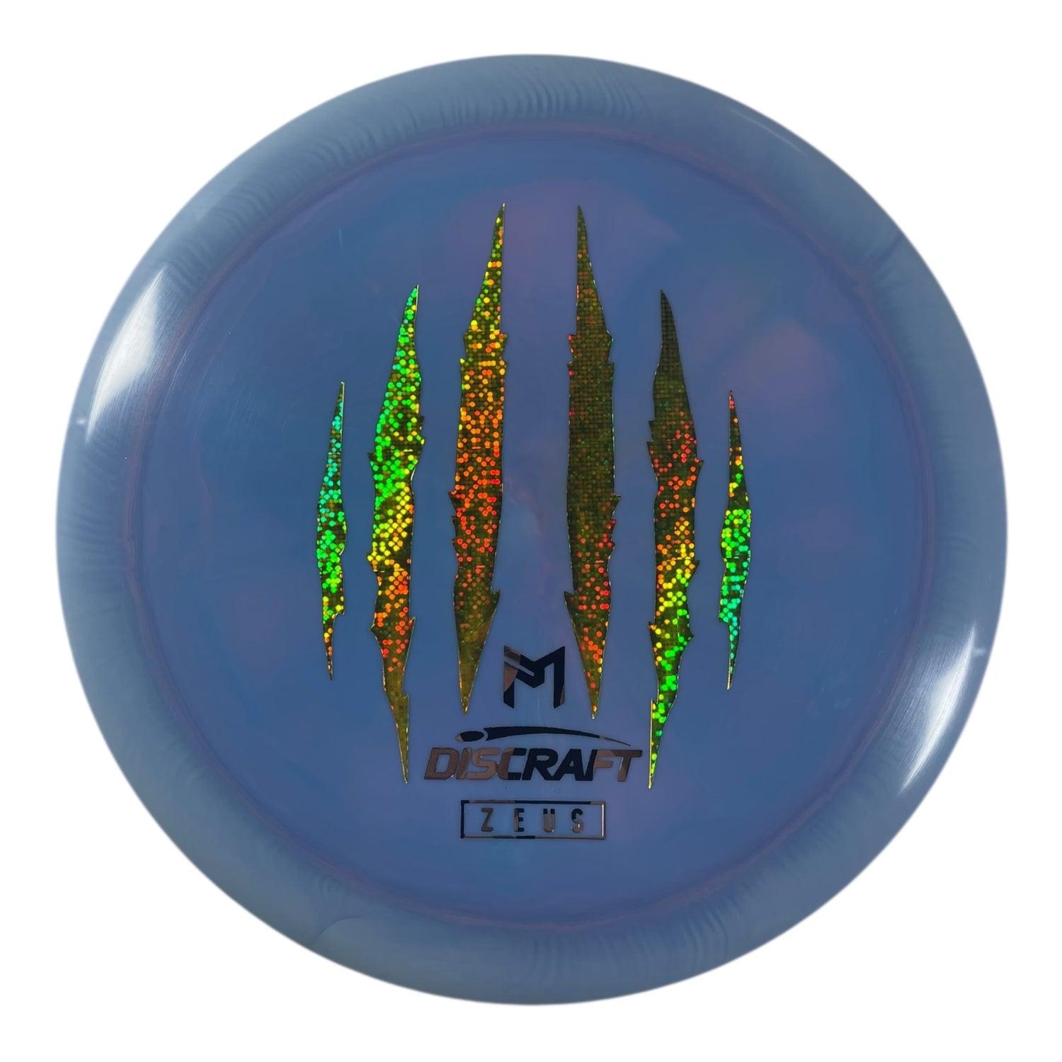 Discraft Zeus | ESP | Blue/Green Sparkle 174g (Paul McBeth 6x Claw) Disc Golf