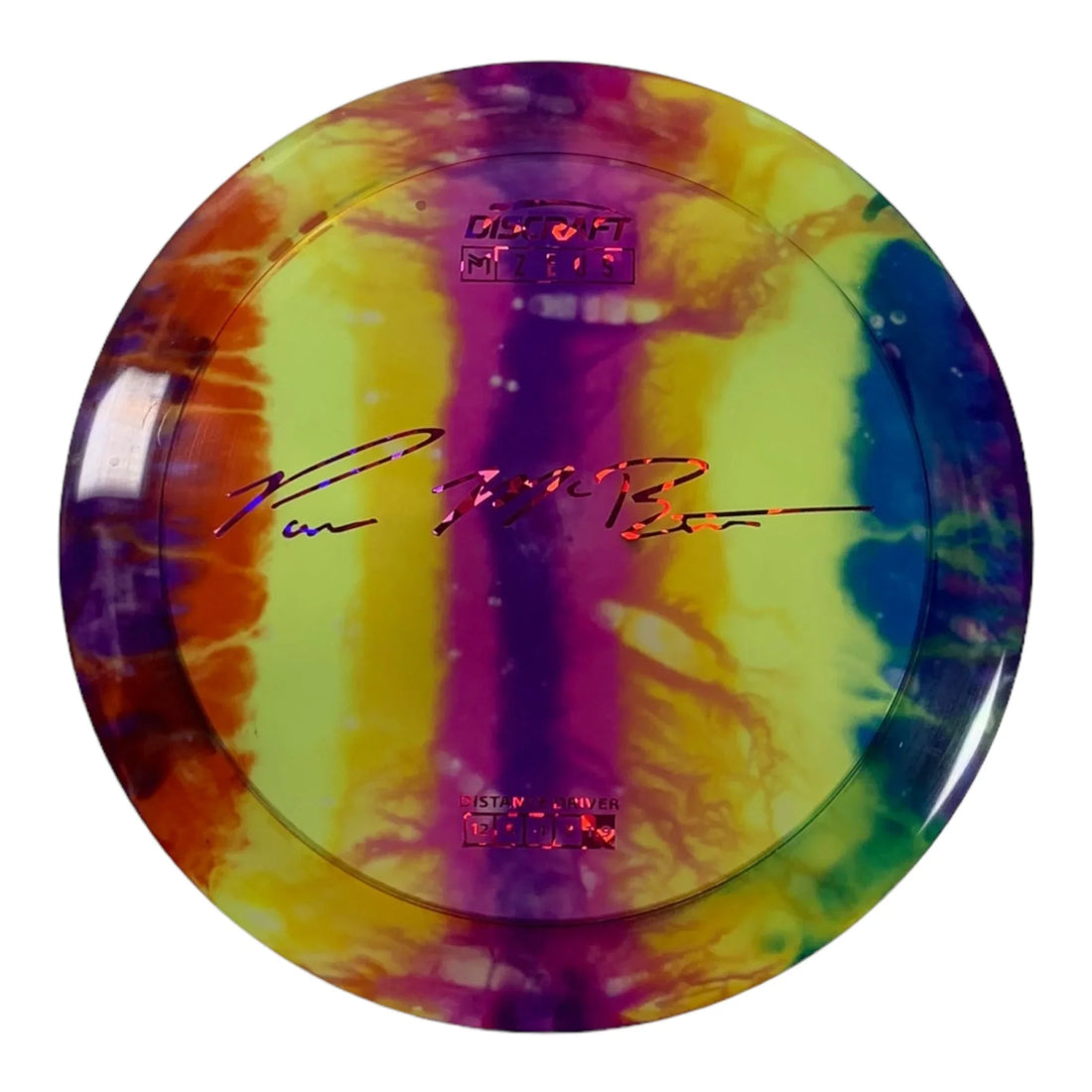 Discraft Zeus | Z Line Fly Dye | Rainbow/Purple 169g (Paul McBeth) Disc Golf