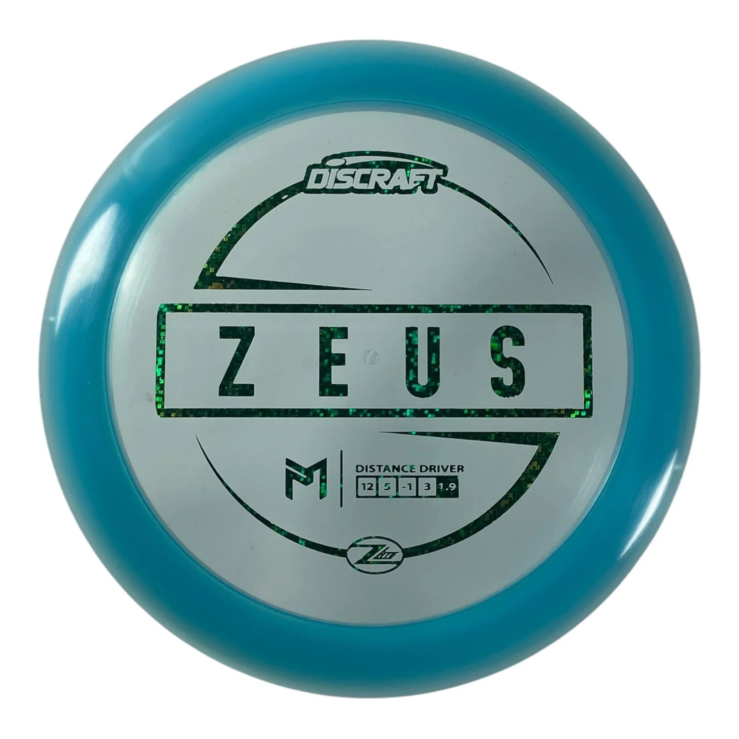 Discraft Zeus | Z Lite | Blue/Green 158g (Paul McBeth) Disc Golf