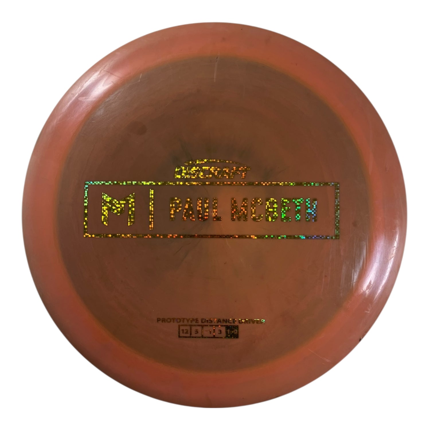 Discraft Zeus - Used Good | ESP | Brown/Gold Sparkle 173g (Prototype) Disc Golf