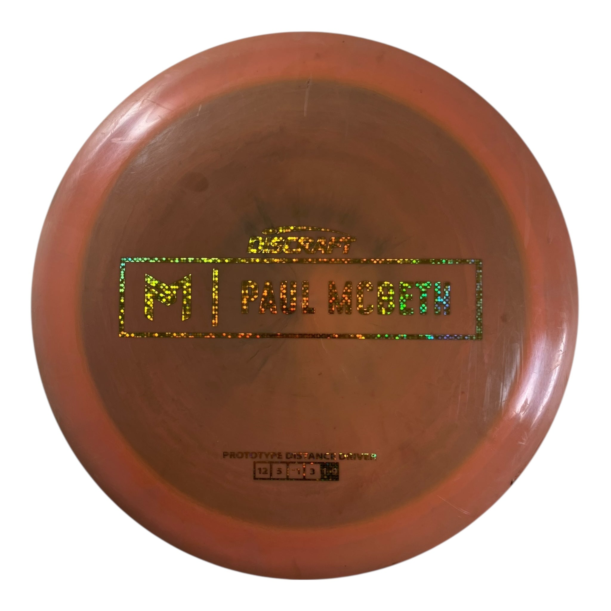 Discraft Zeus - Used Good | ESP | Brown/Gold Sparkle 173g (Prototype) Disc Golf