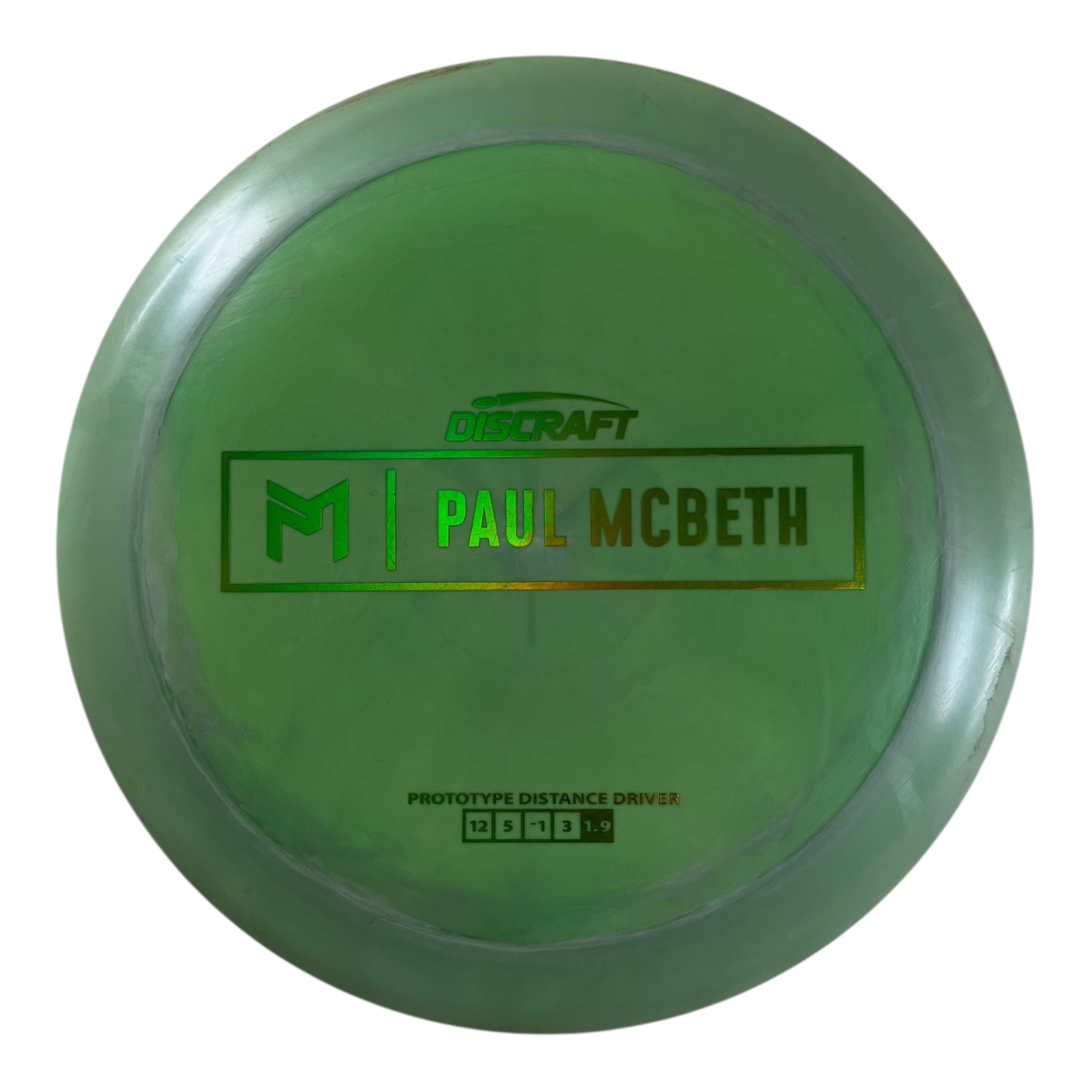 Discraft Zeus - Used Good | ESP | Green/Green Holo 172g (Prototype) Disc Golf