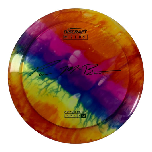 Discraft Zeus | Z Line Fly Dye | Rainbow/Green 166g (Paul McBeth) Disc Golf