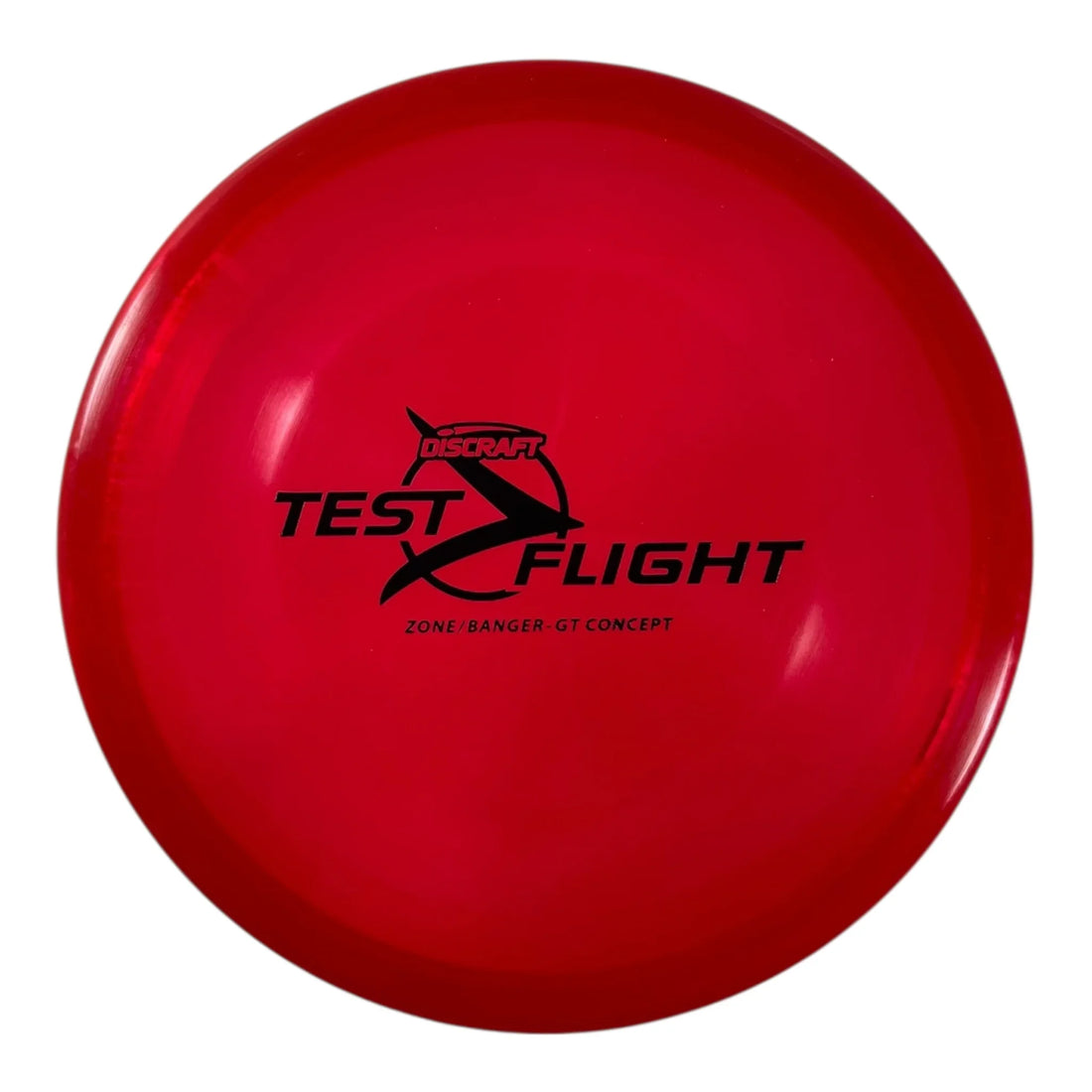 Discraft Zone GT - Test Flight | Z Line | Red/Black 174g (Banger Top) Disc Golf