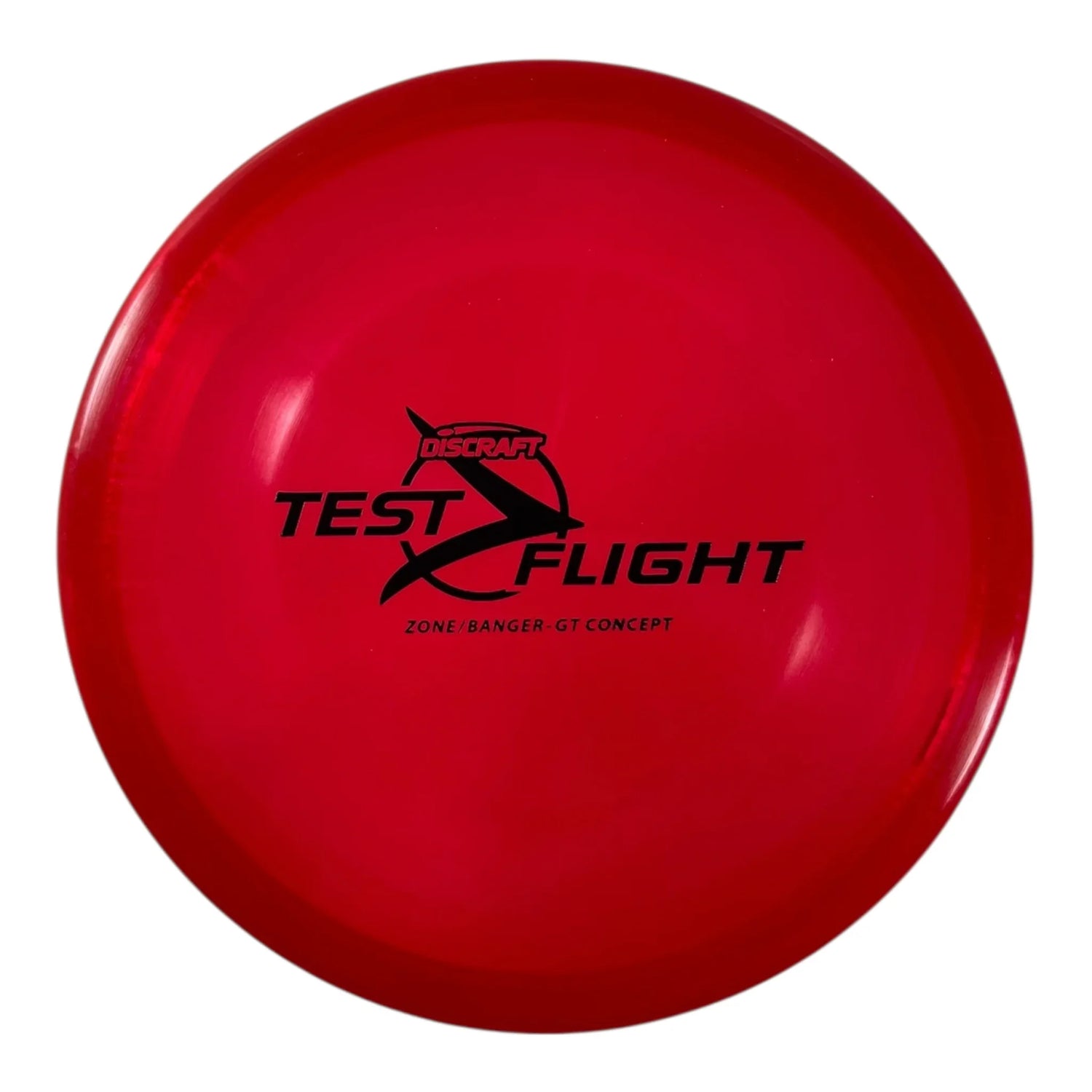 Discraft Zone GT - Test Flight | Z Line | Red/Black 174g (Banger Top) Disc Golf