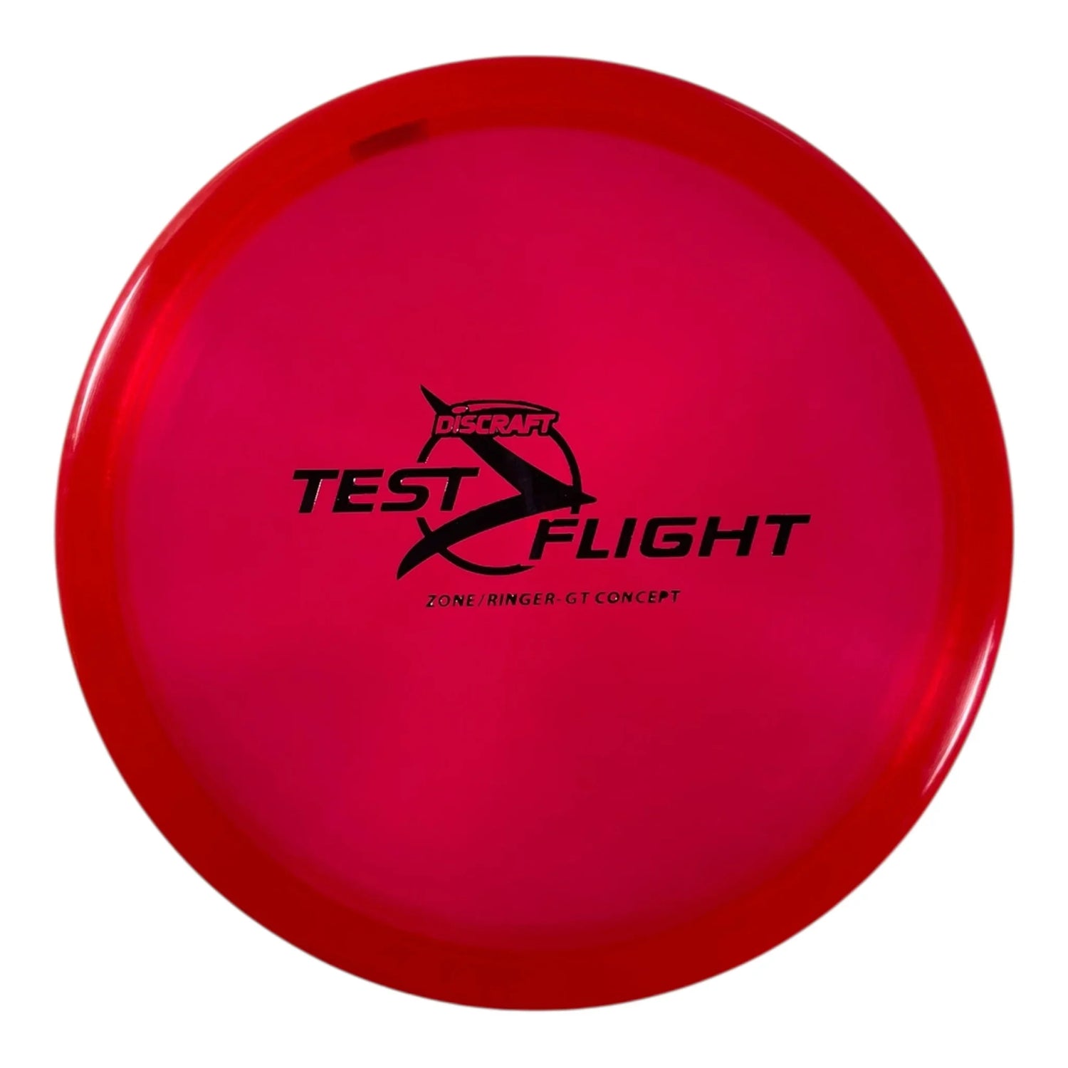 Discraft Zone GT - Test Flight | Z Line | Red/Oil Slick 172g (Ringer Top) Disc Golf