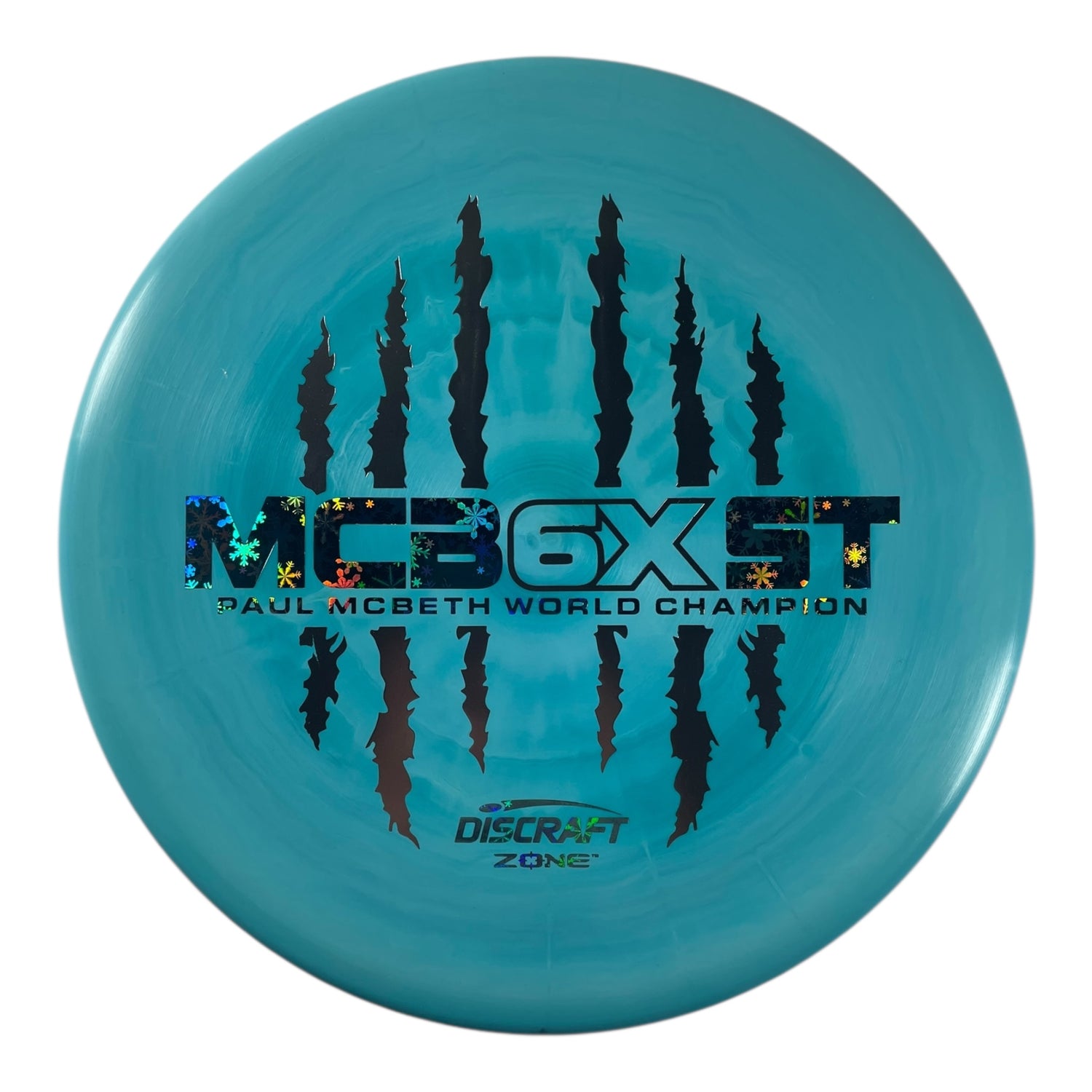 Discraft Zone | ESP | Blue/Silver 172g (Paul McBeth 6x Claw) Disc Golf