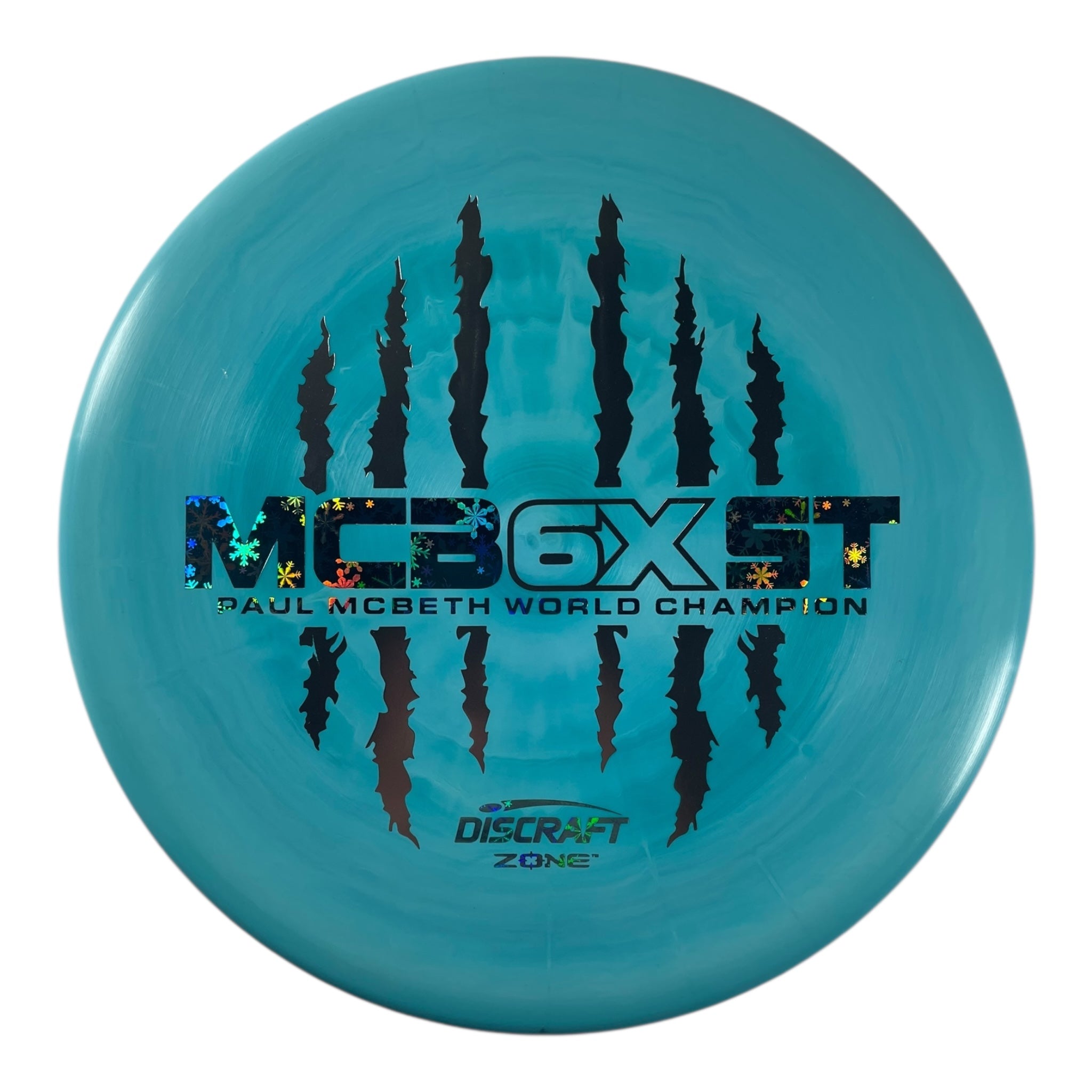 Discraft Zone | ESP | Blue/Silver 172g (Paul McBeth 6x Claw) Disc Golf