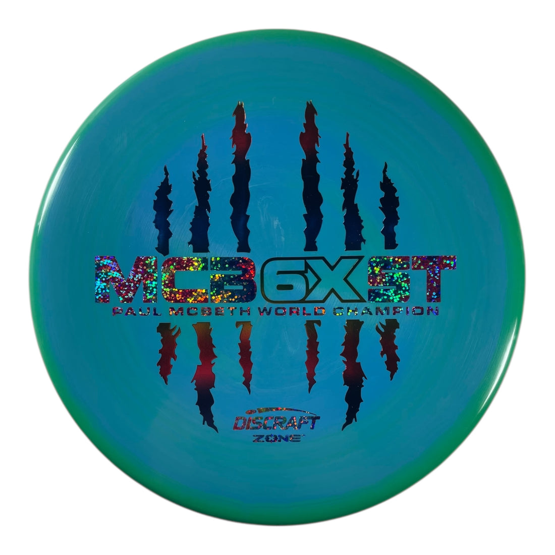 Discraft Zone | ESP | Blue/Sunset 174g (Paul McBeth 6x Claw) Disc Golf