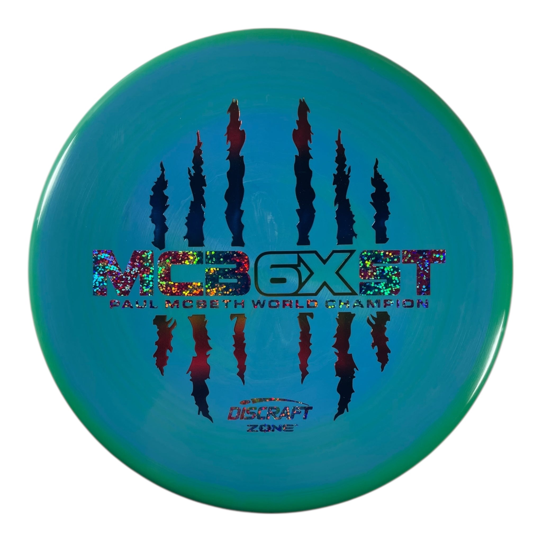 Discraft Zone | ESP | Blue/Sunset 174g (Paul McBeth 6x Claw) Disc Golf