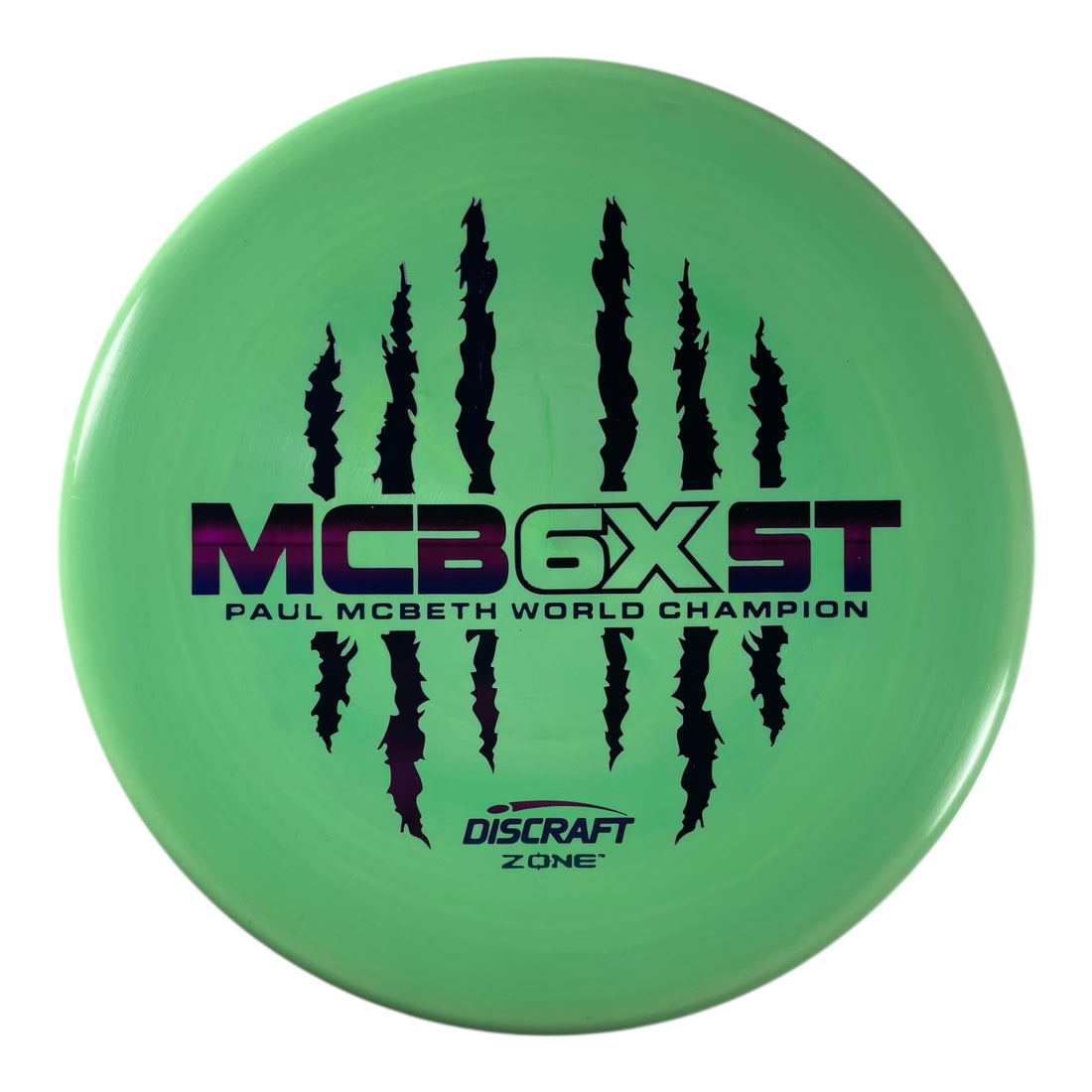 Discraft Zone | ESP | Green/Purple 174g (Paul McBeth 6x Claw) Disc Golf
