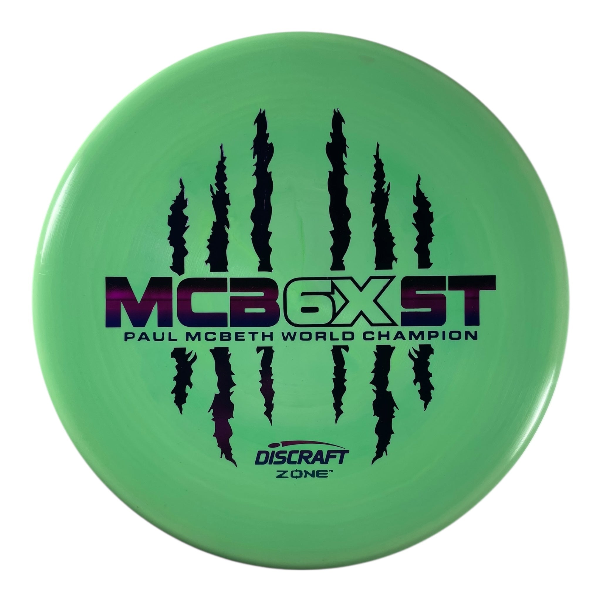 Discraft Zone | ESP | Green/Purple 174g (Paul McBeth 6x Claw) Disc Golf