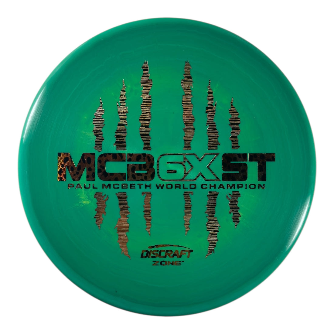 Discraft Zone | ESP | Green/Wood 174g (Paul McBeth 6x Claw) Disc Golf