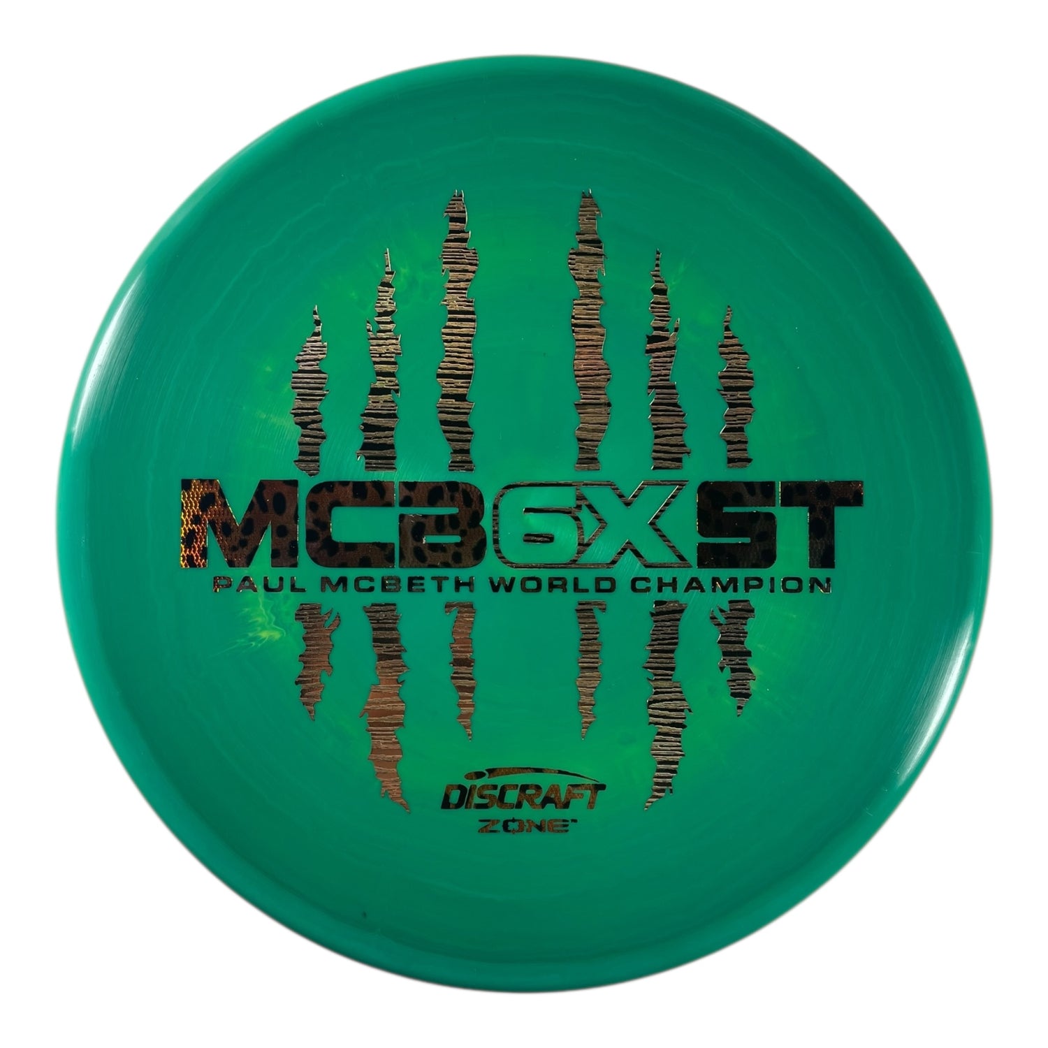 Discraft Zone | ESP | Green/Wood 174g (Paul McBeth 6x Claw) Disc Golf