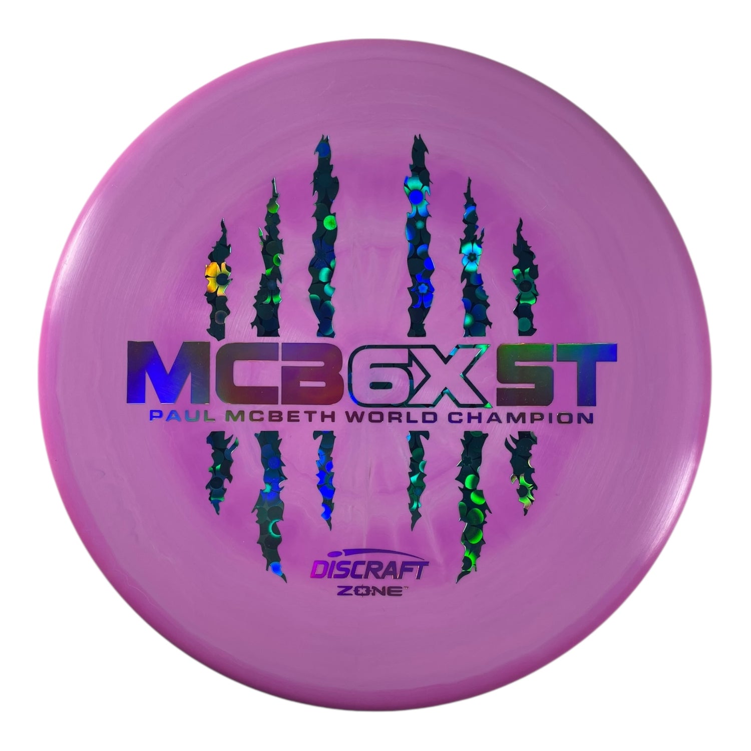 Discraft Zone | ESP | Pink/Flowers 169g (Paul McBeth 6x Claw) Disc Golf