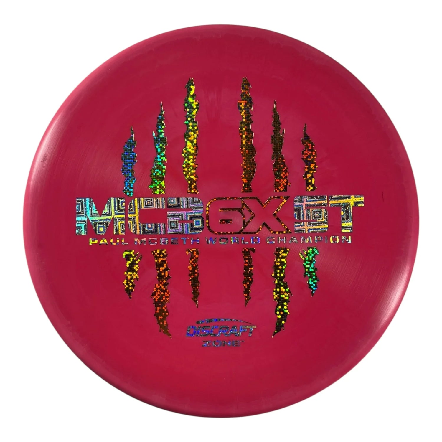 Discraft Zone | ESP | Pink/Gold Holo 172g (Paul McBeth 6x Claw) Disc Golf