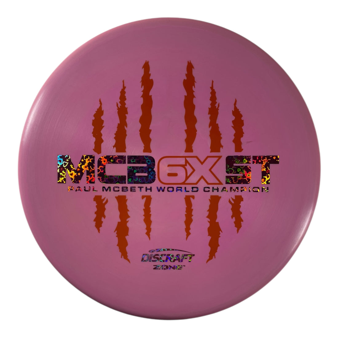 Discraft Zone | ESP | Pink/Orange 169g (Paul McBeth 6x Claw) Disc Golf