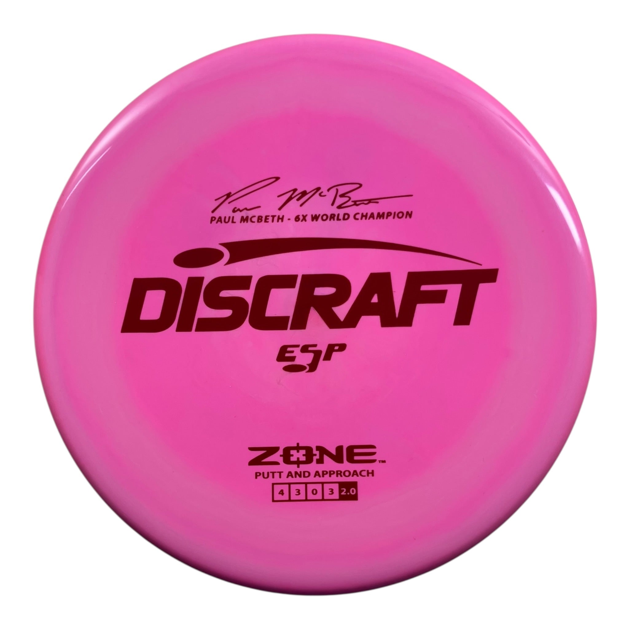 Discraft Zone | ESP | Pink/Red 175g Disc Golf