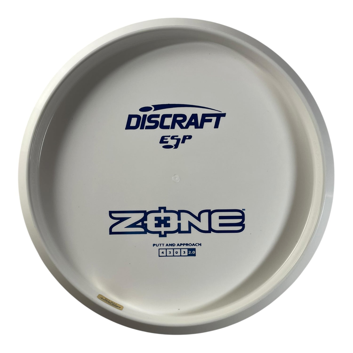 Discraft Zone | ESP | White/Blue 174g (Bottom Stamp) Disc Golf