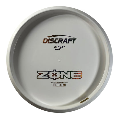 Discraft Zone | ESP | White/Gold Holo 174g (Bottom Stamp) Disc Golf