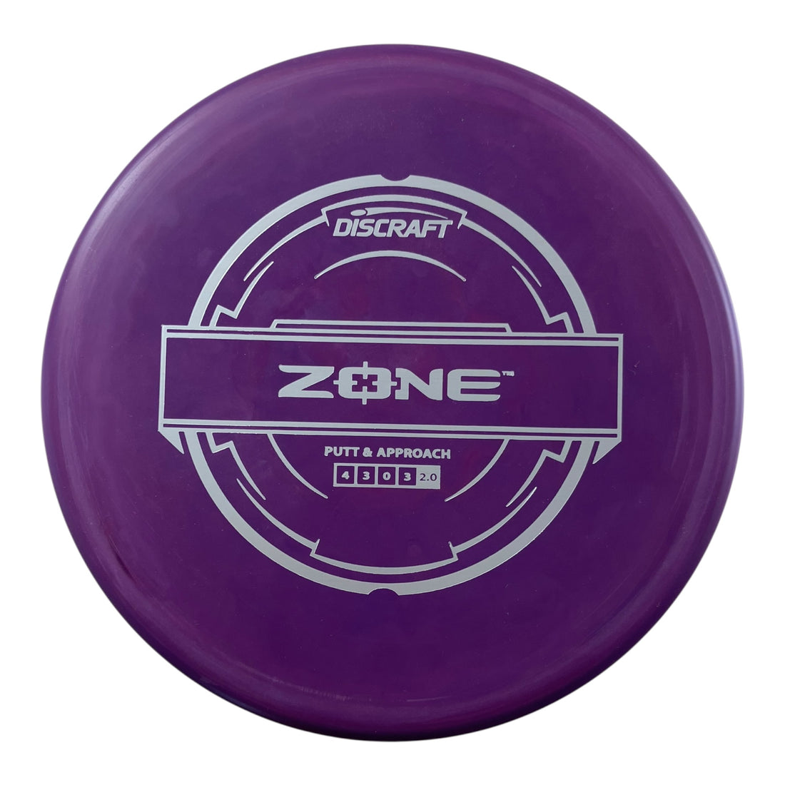 Discraft Zone | Putter Line | Purple/Silver 169g Disc Golf