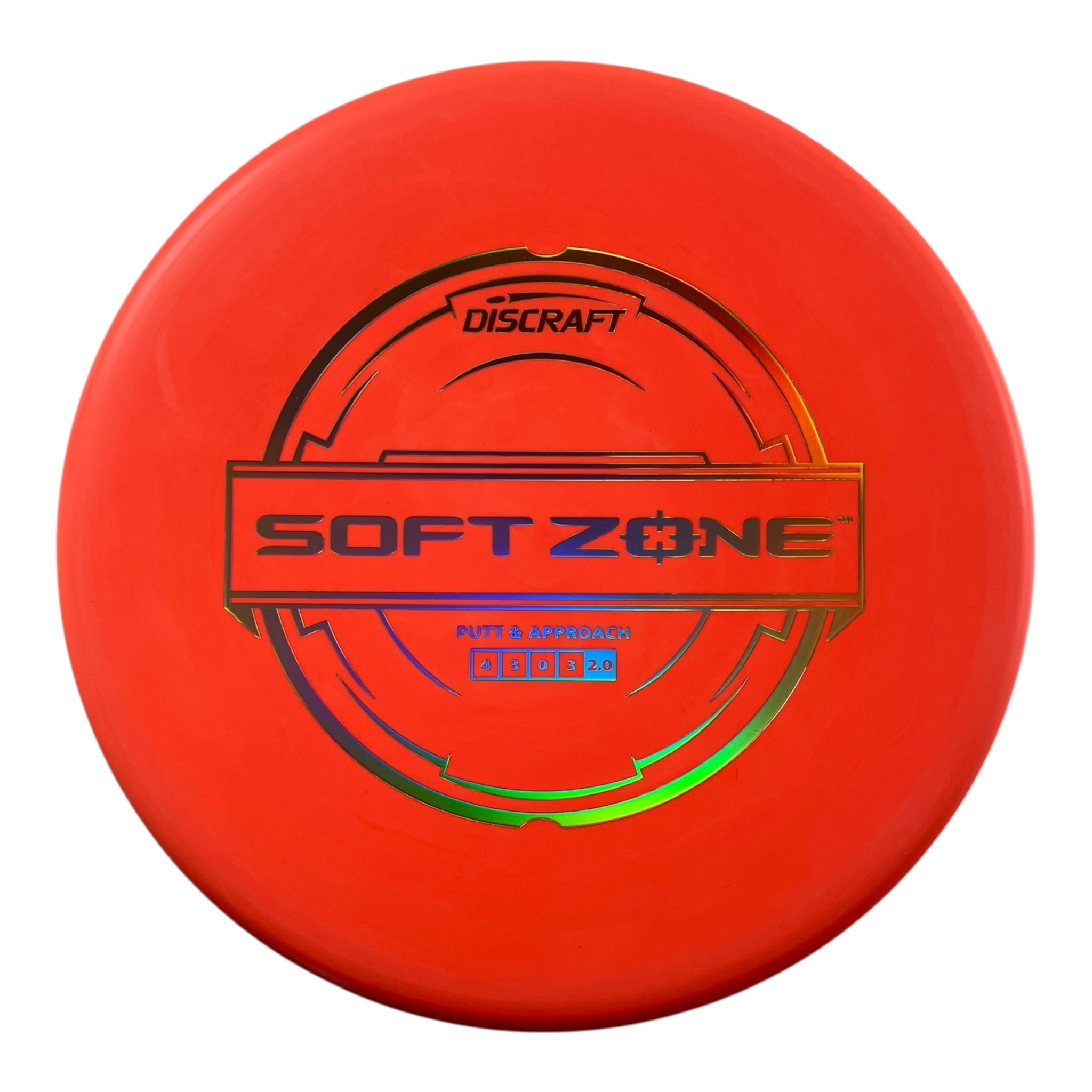 Discraft Zone | Putter Line Soft | Orange/Gold 169g Disc Golf