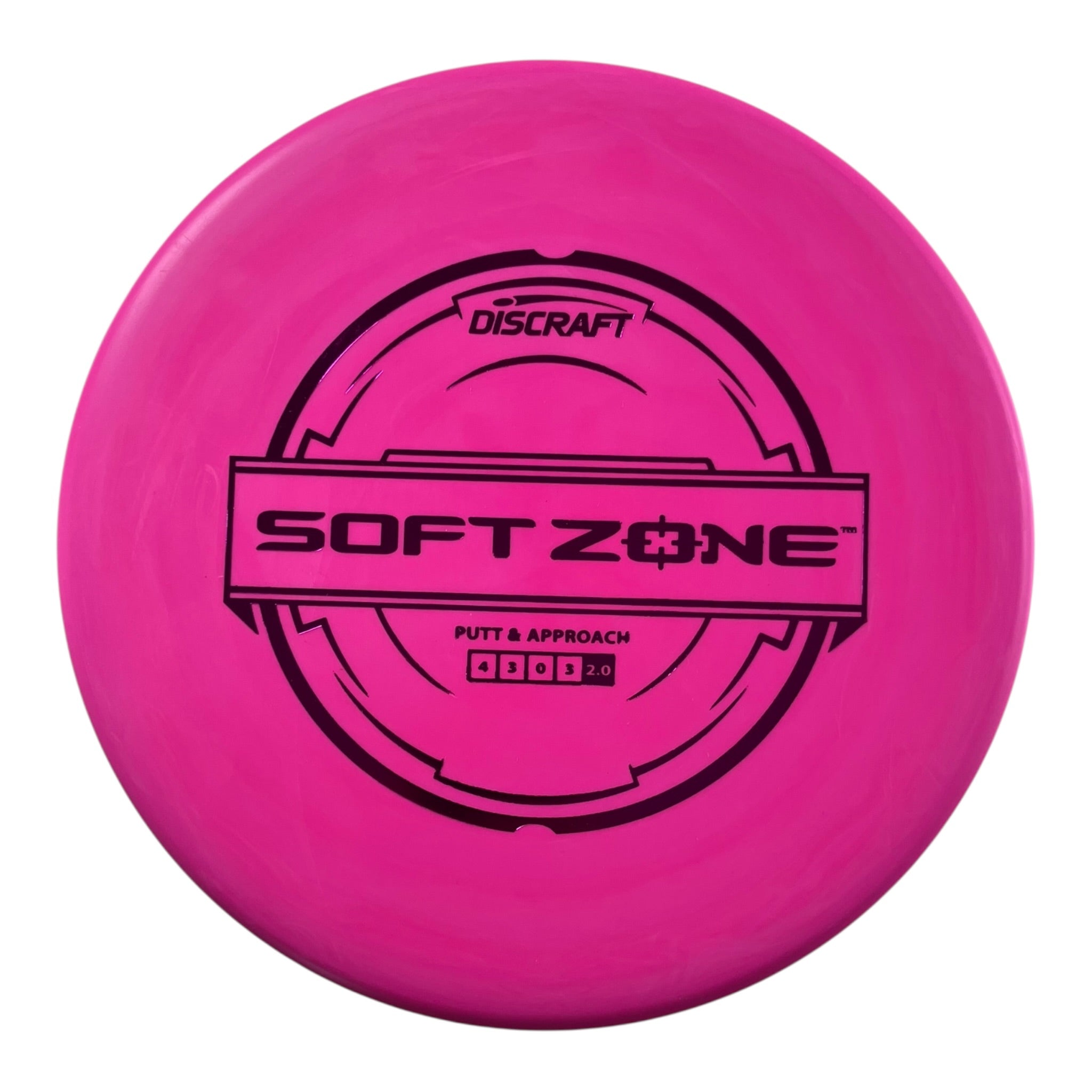 Discraft Zone | Putter Line Soft | Pink/Pink 172g Disc Golf