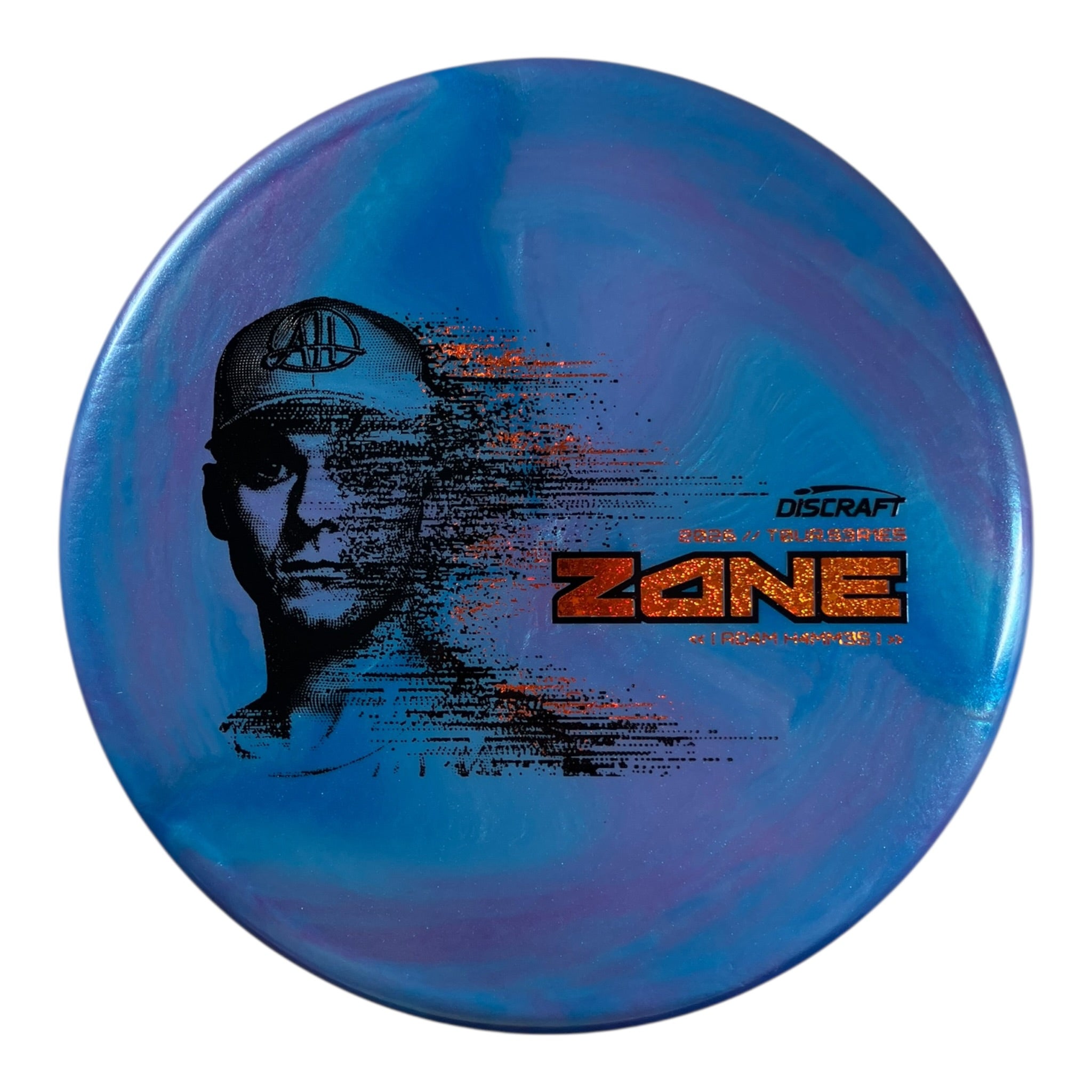 Discraft Zone | Titanium Big Z | Blue/Bronze 173g (Adam Hammes 2026 Tour Series) Disc Golf