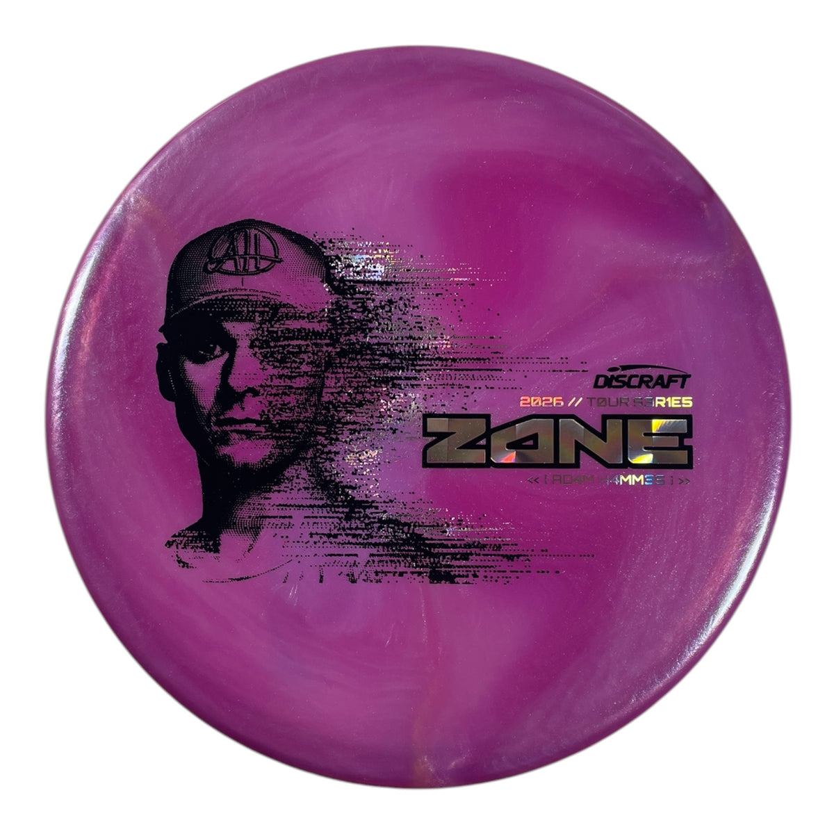 Discraft Zone | Titanium Big Z | Pink/Holo 174g (Adam Hammes 2026 Tour Series) Disc Golf