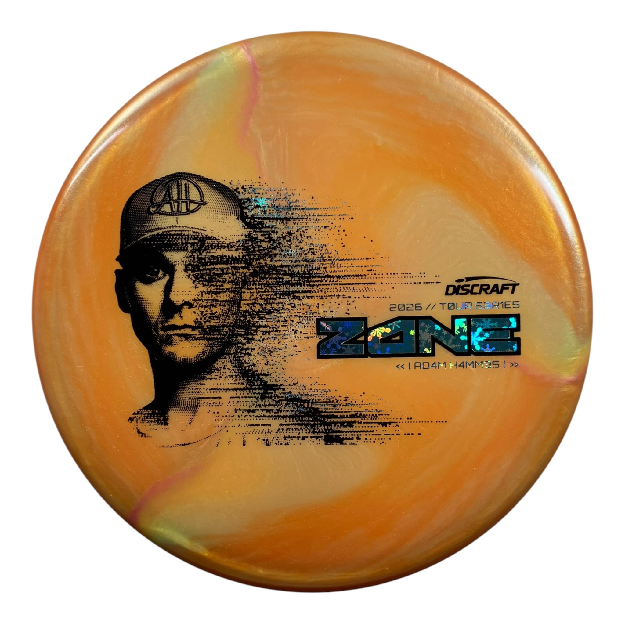 Discraft Zone | Titanium Big Z | Yellow/Blue 173g (Adam Hammes 2026 Tour Series) Disc Golf