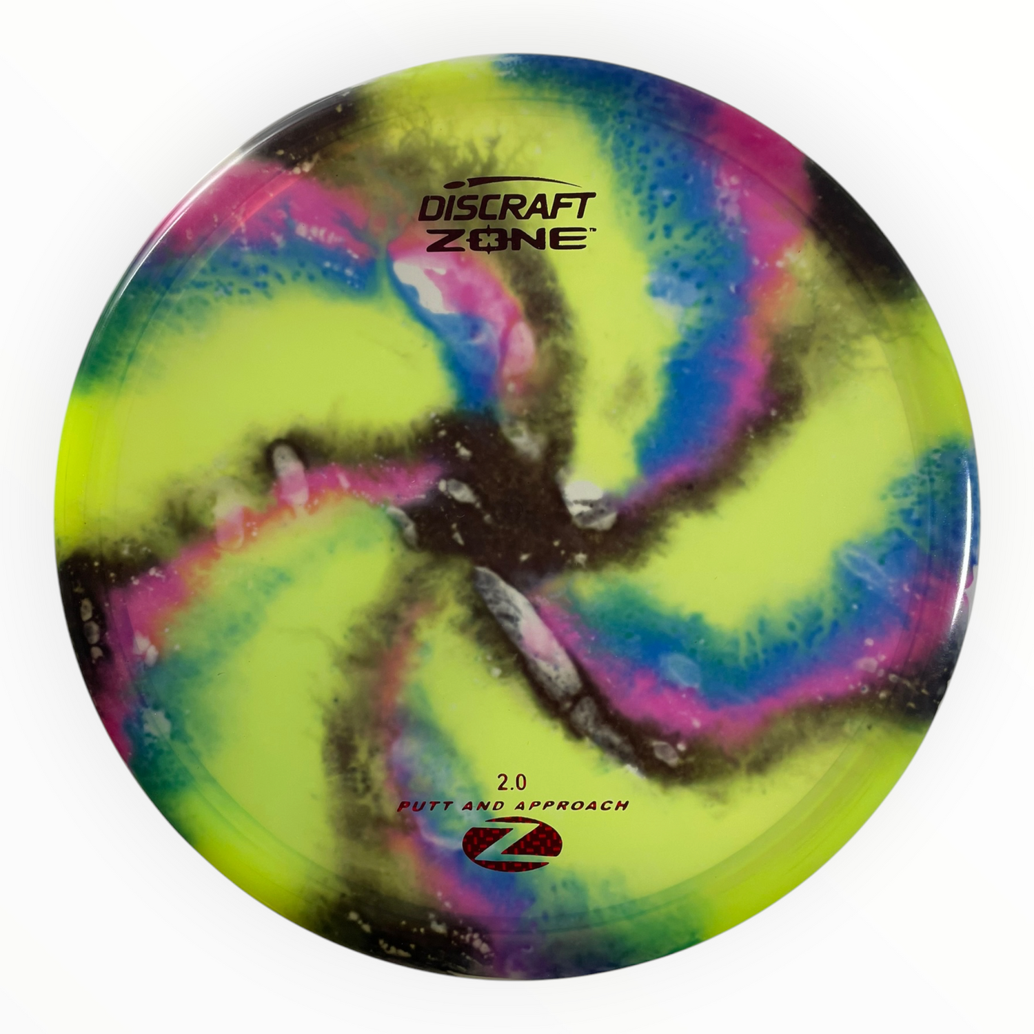 Discraft Zone | Z Line Fly Dye | Green/Red 171g Disc Golf