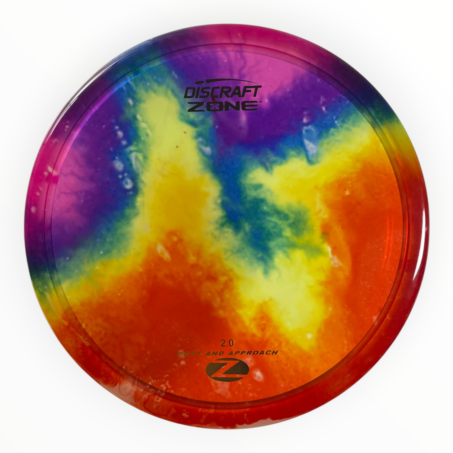 Discraft Zone | Z Line Fly Dye | Red/Gold 173g Disc Golf