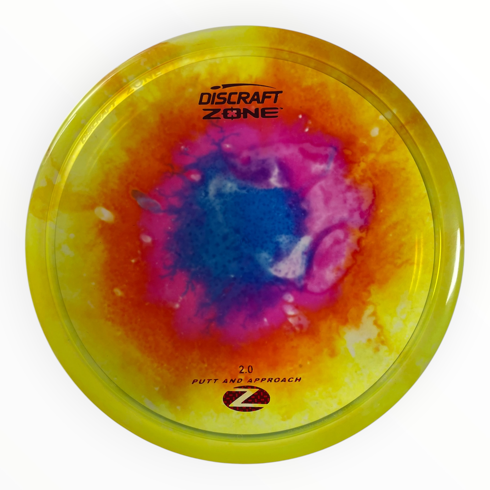 Discraft Zone | Z Line Fly Dye | Yellow/Red 174g Disc Golf