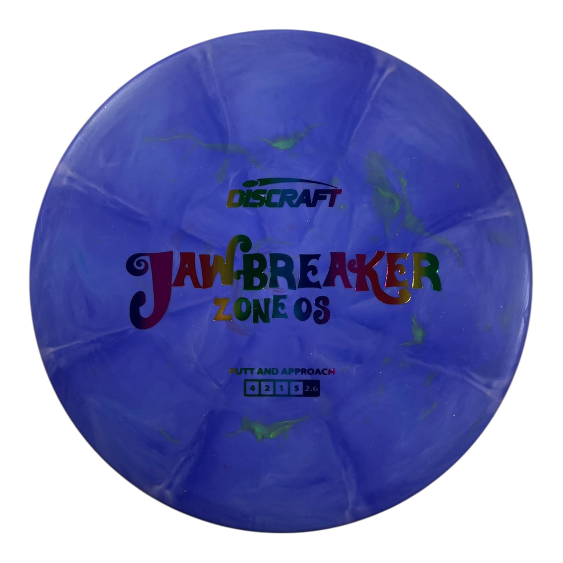 Discraft Zone OS | Jawbreaker | Purple/Rainbow 173g Disc Golf