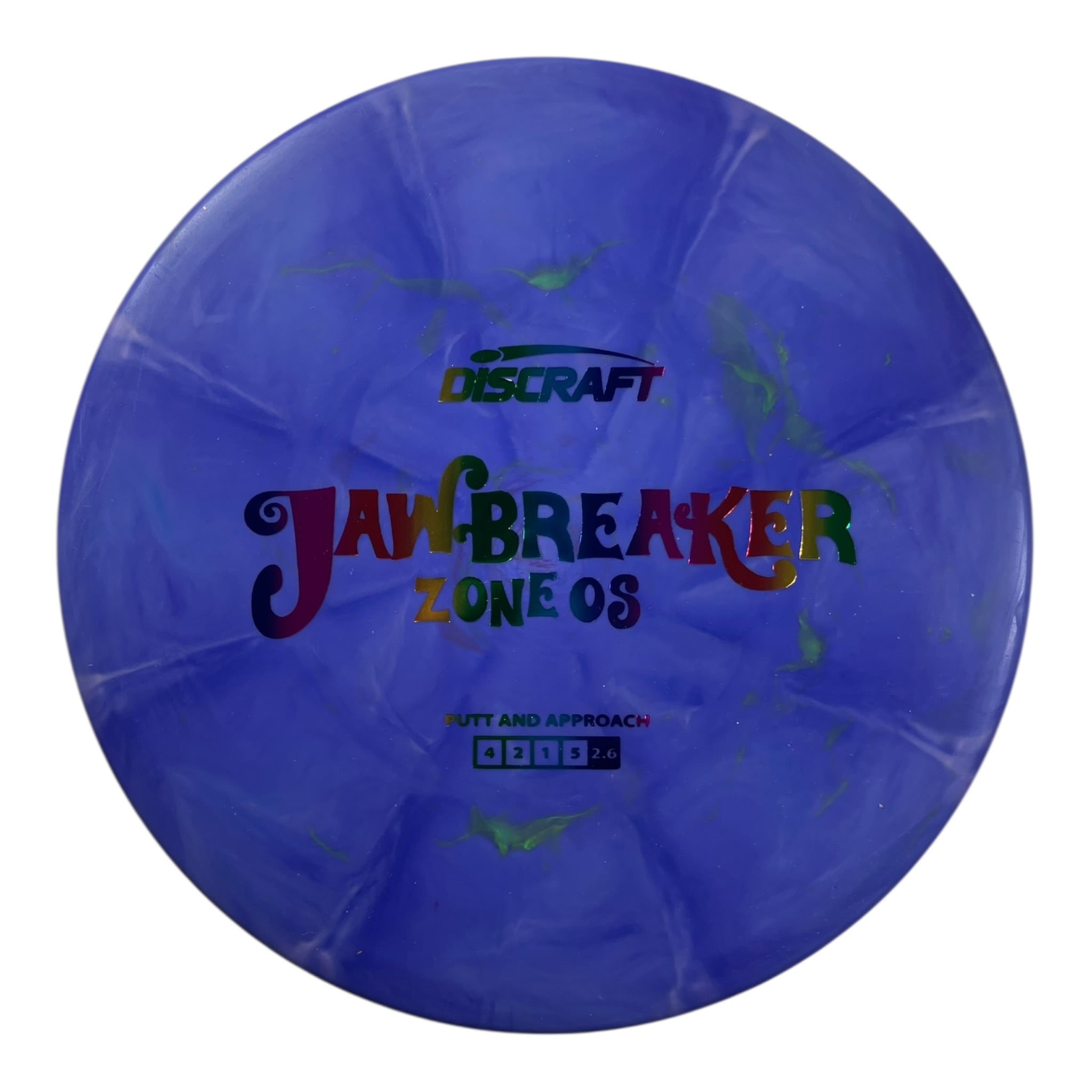 Discraft Zone OS | Jawbreaker | Purple/Rainbow 173g Disc Golf