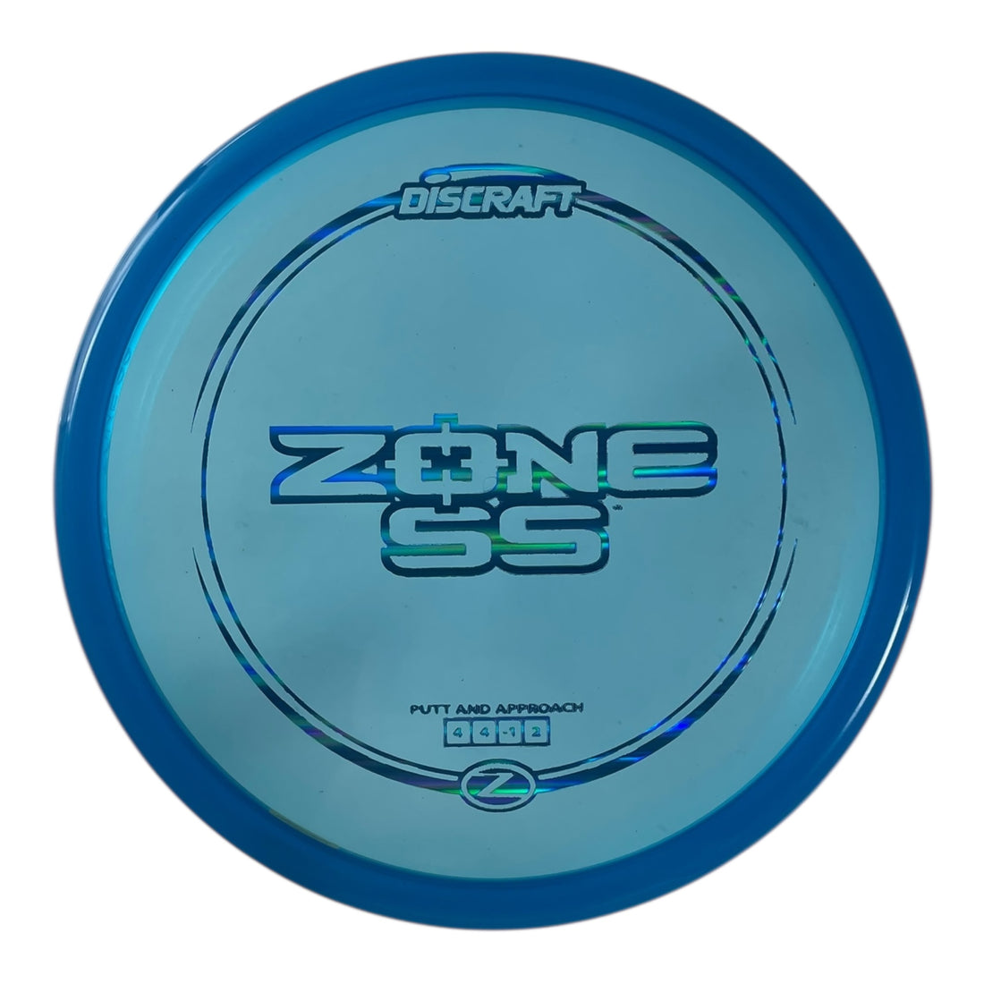 Discraft Zone SS | Z Line | Blue/Blue Holo 172g Disc Golf