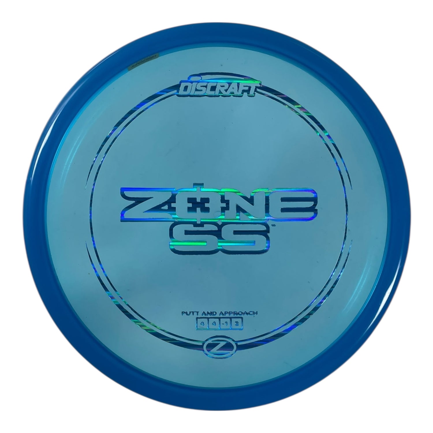 Discraft Zone SS | Z Line | Blue/Blue Holo 174g Disc Golf