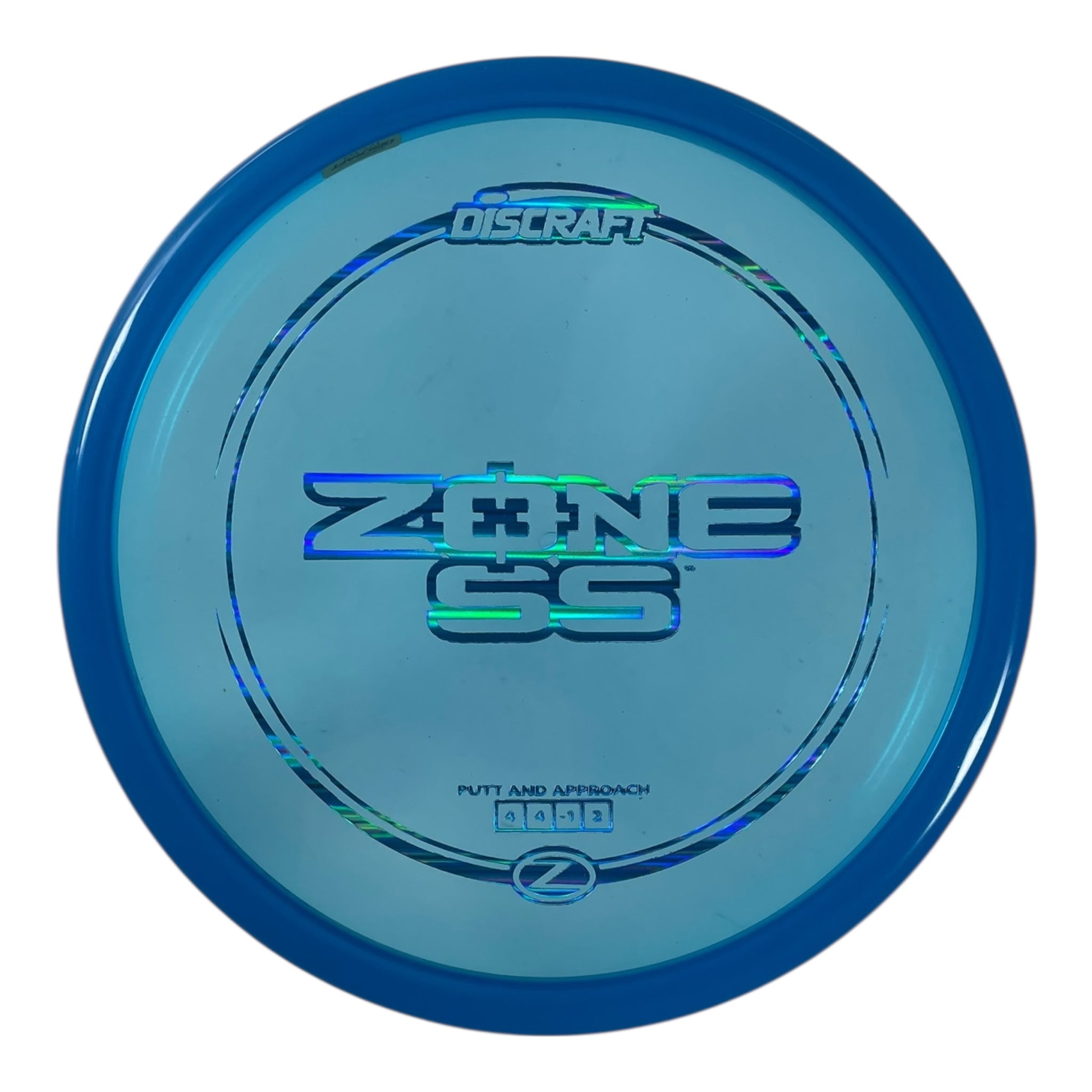 Discraft Zone SS | Z Line | Blue/Blue Holo 174g Disc Golf