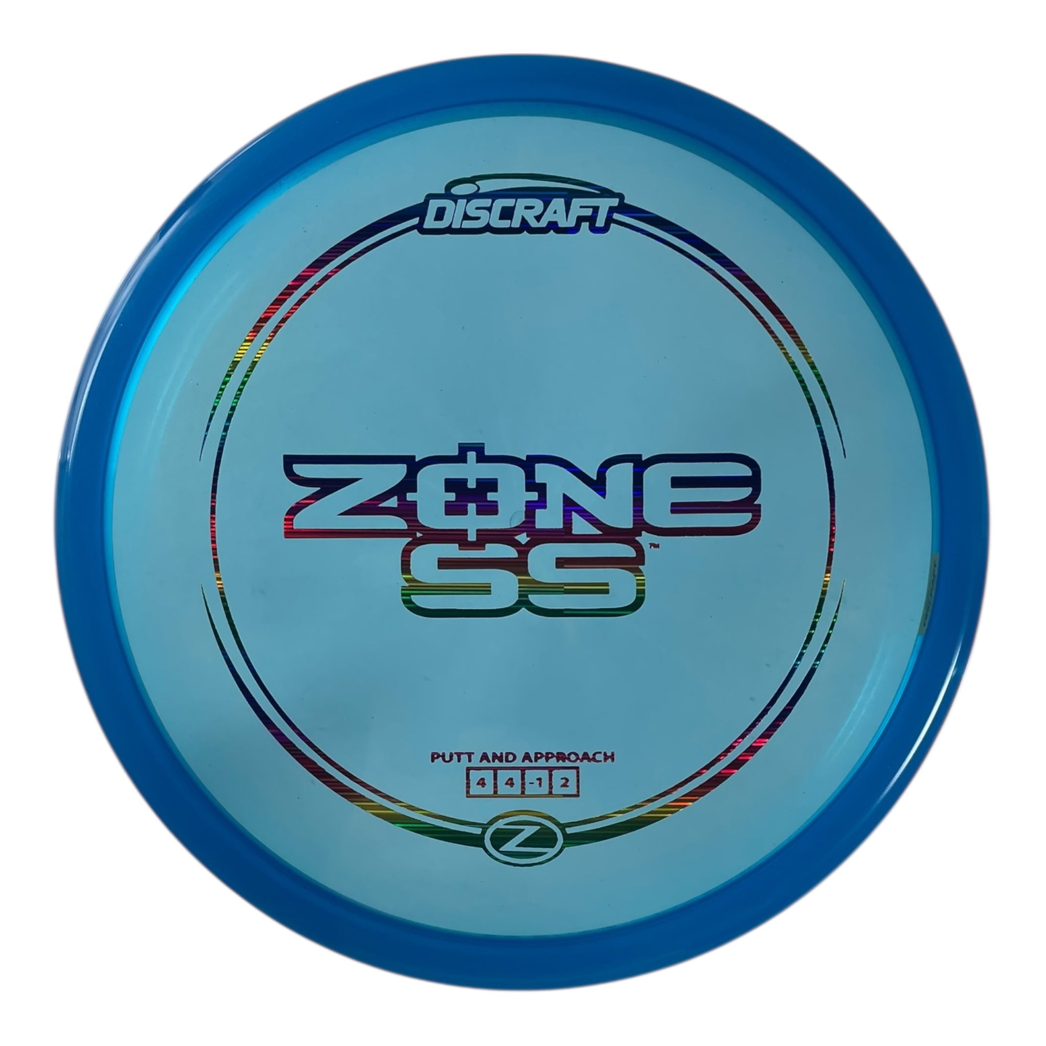 Discraft Zone SS | Z Line | Blue/Rainbow 172g Disc Golf