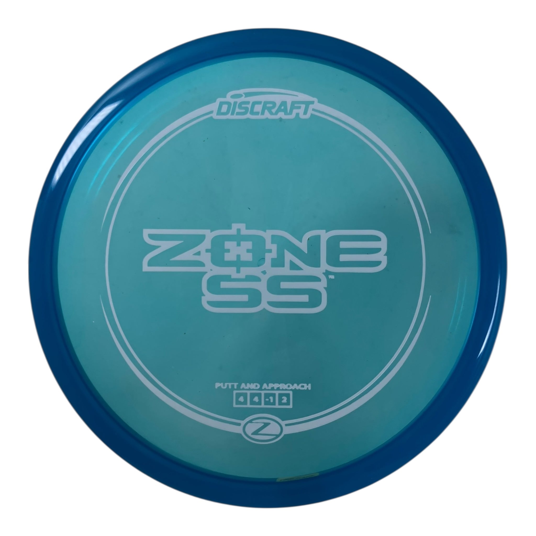 Discraft Zone SS | Z Line | Blue/White 173g Disc Golf