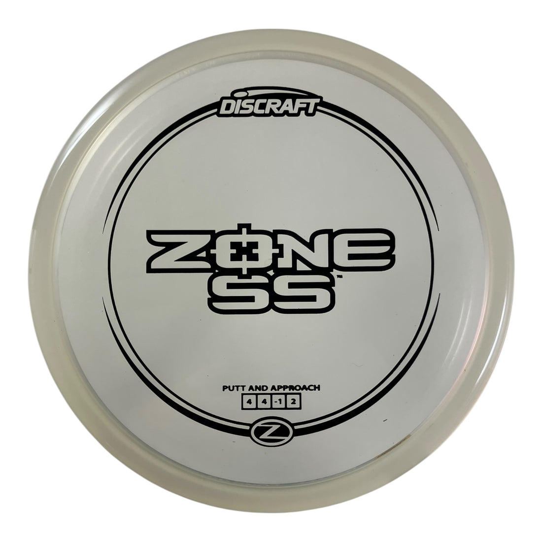 Discraft Zone SS | Z Line | Clear/Black 174g Disc Golf