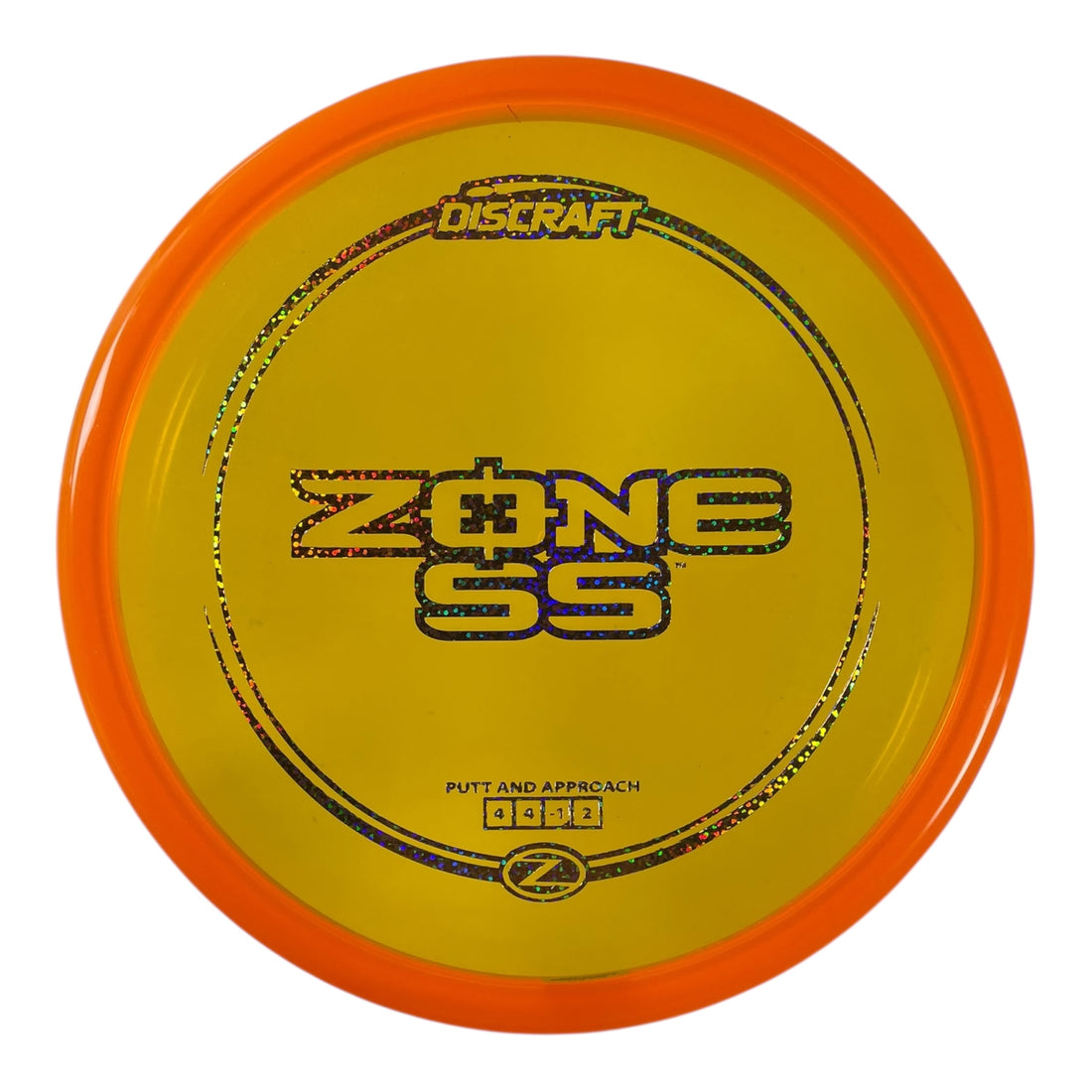 Discraft Zone SS | Z Line | Orange/Sparkle 171g Disc Golf