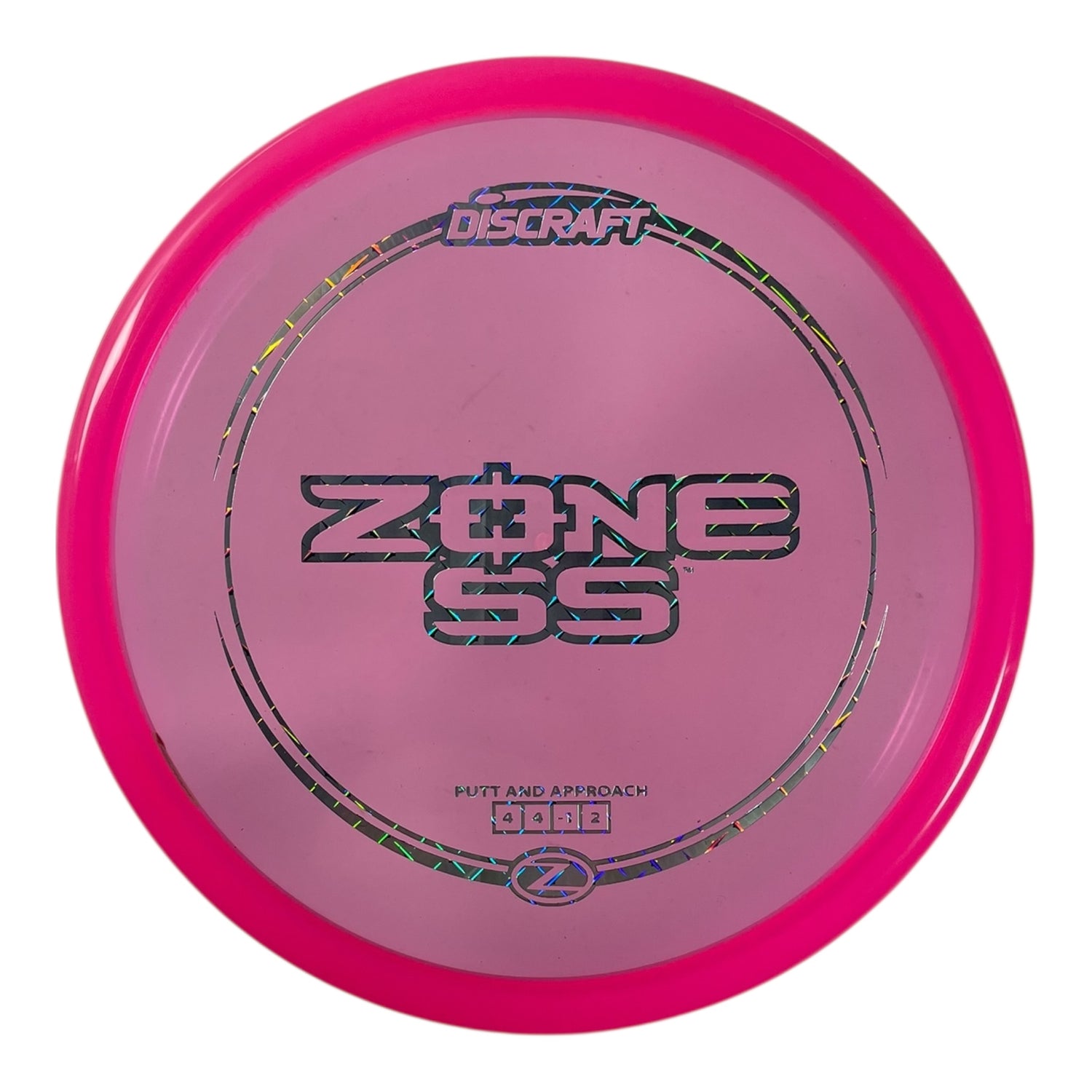 Discraft Zone SS | Z Line | Pink/Metal 172g Disc Golf