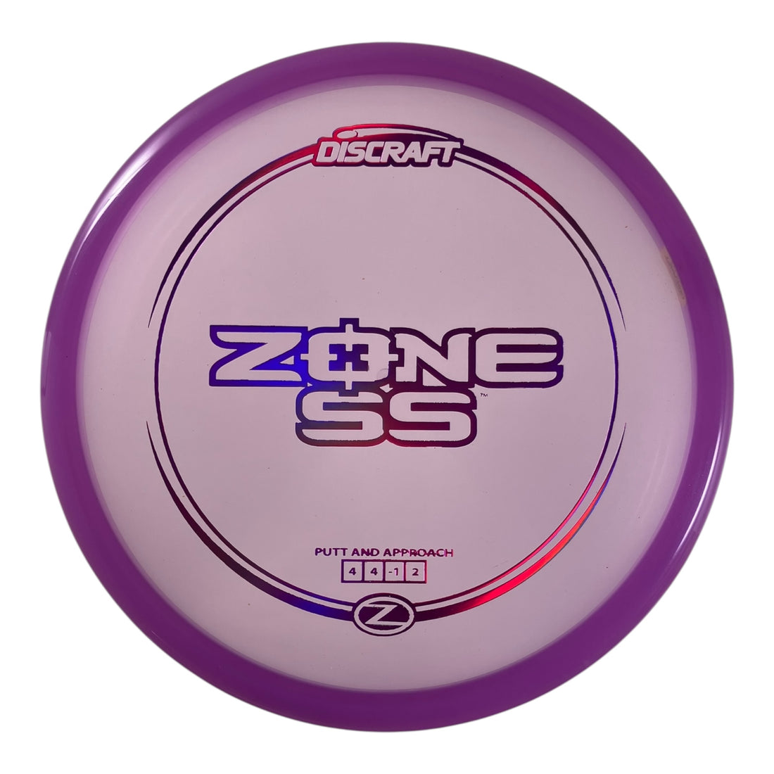 Discraft Zone SS | Z Line | Purple/Pink 172g Disc Golf