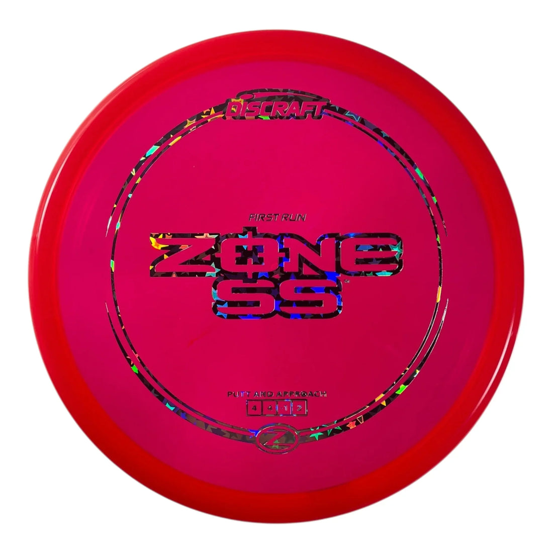 Discraft Zone SS | Z Line | Red/Stars 174g (First Run) Disc Golf